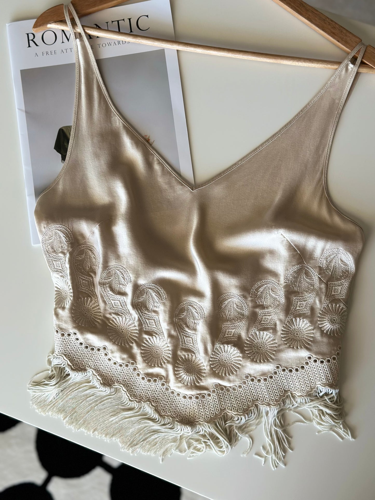 Stunning statement silk top from Karen Millen