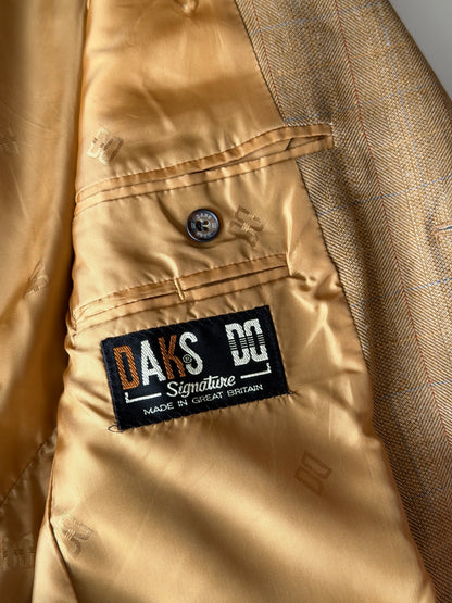 Vintage blazer DAKS in a rich mustard tone