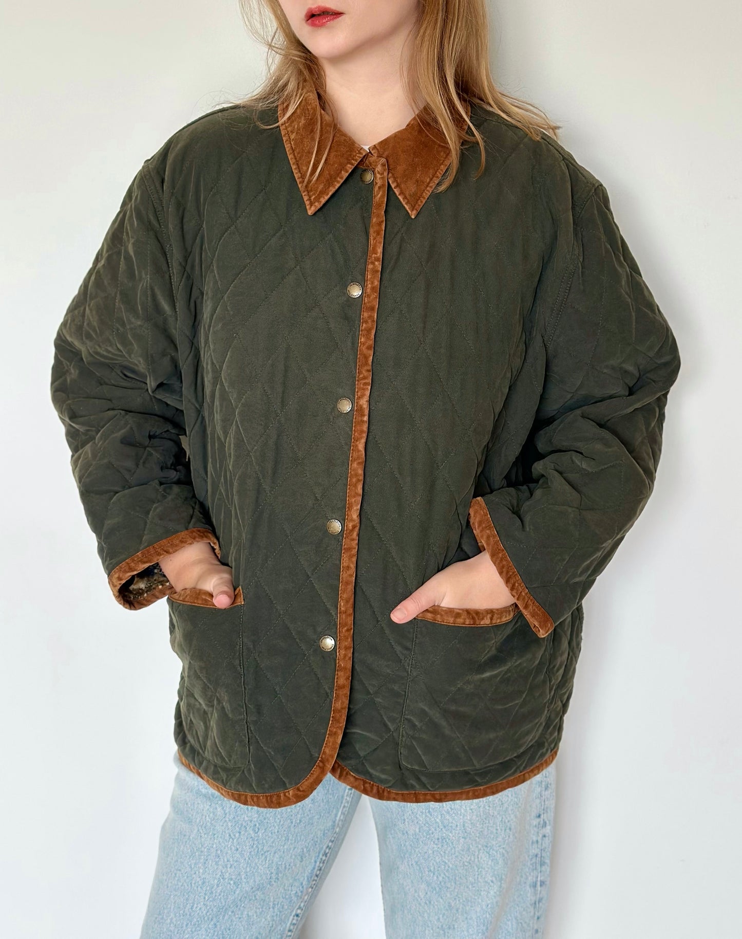 Vintage reversible quilted jacket Pendleton (1990s)