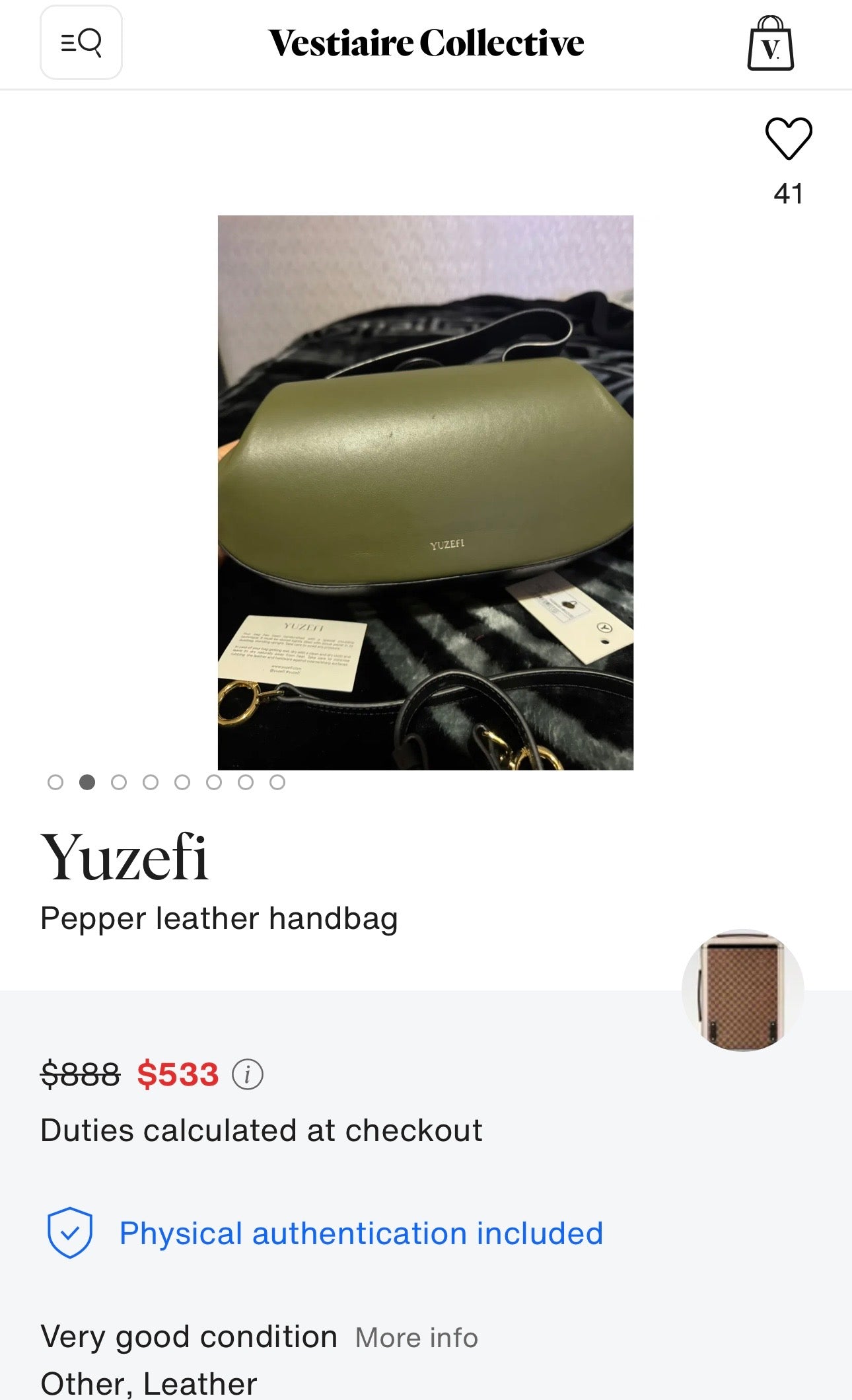 Stunning Yuzefi Loaf Bag crafted from black leather