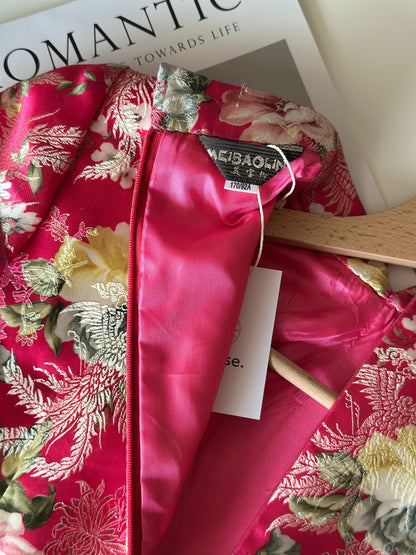 Beautiful Chinese viscose/silk dress