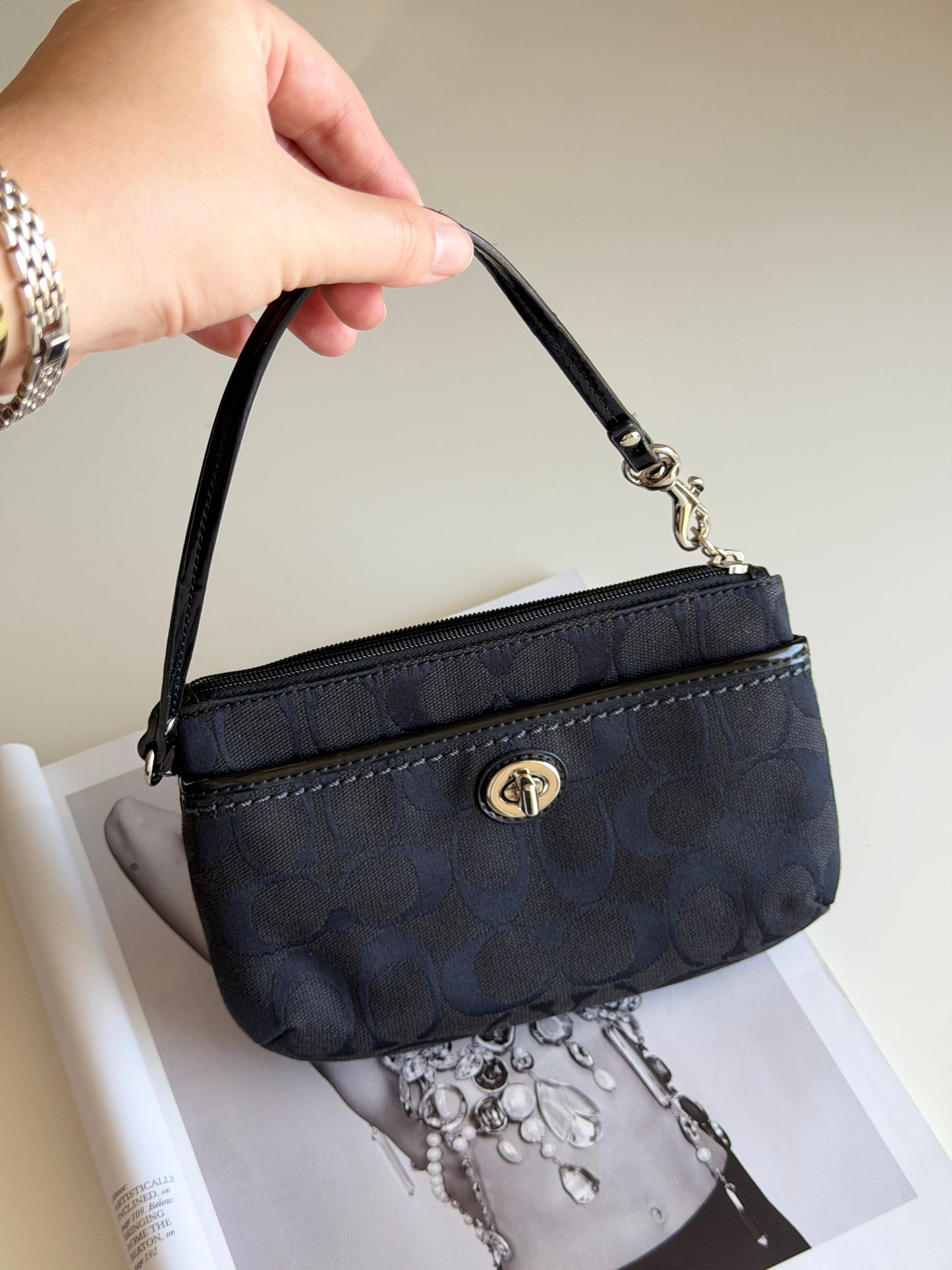Amazing vintage Coach signature mini bag