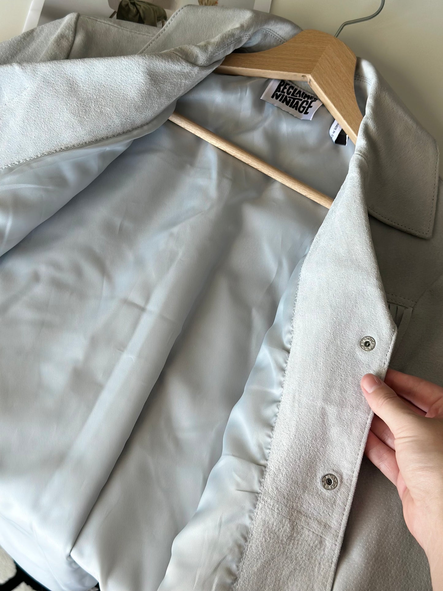 Limited Edition suede jacket with fringing by Reclaimed Vintage