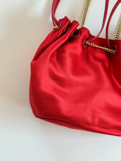 Satin mini bucket bag DIANE VON FURSTENBERG