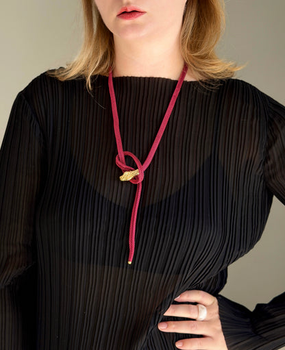 Striking vintage snake belt/necklace