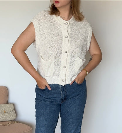 Knitted top/vest