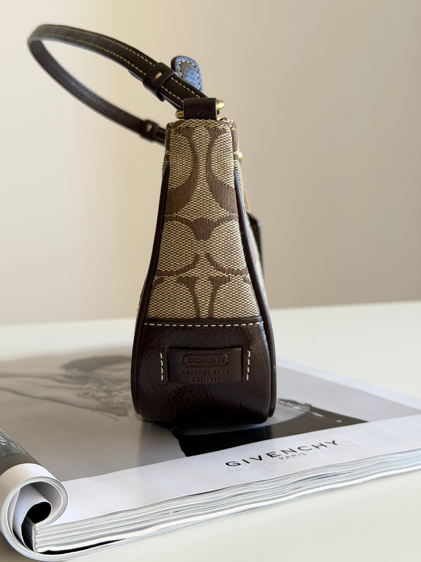 Iconic vintage Coach monogram bag