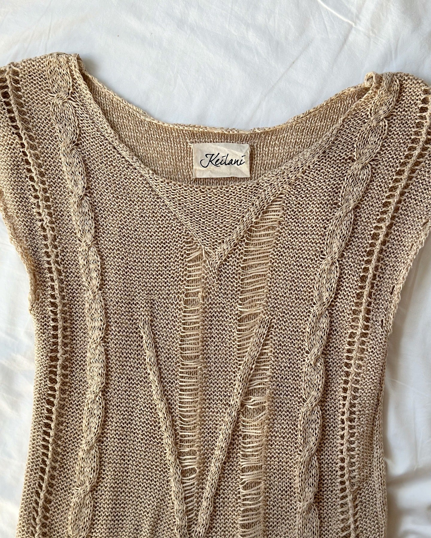 Trendy fitted vest top in a soft knit