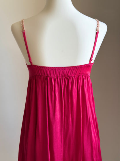 Vintage silk slip mini dress