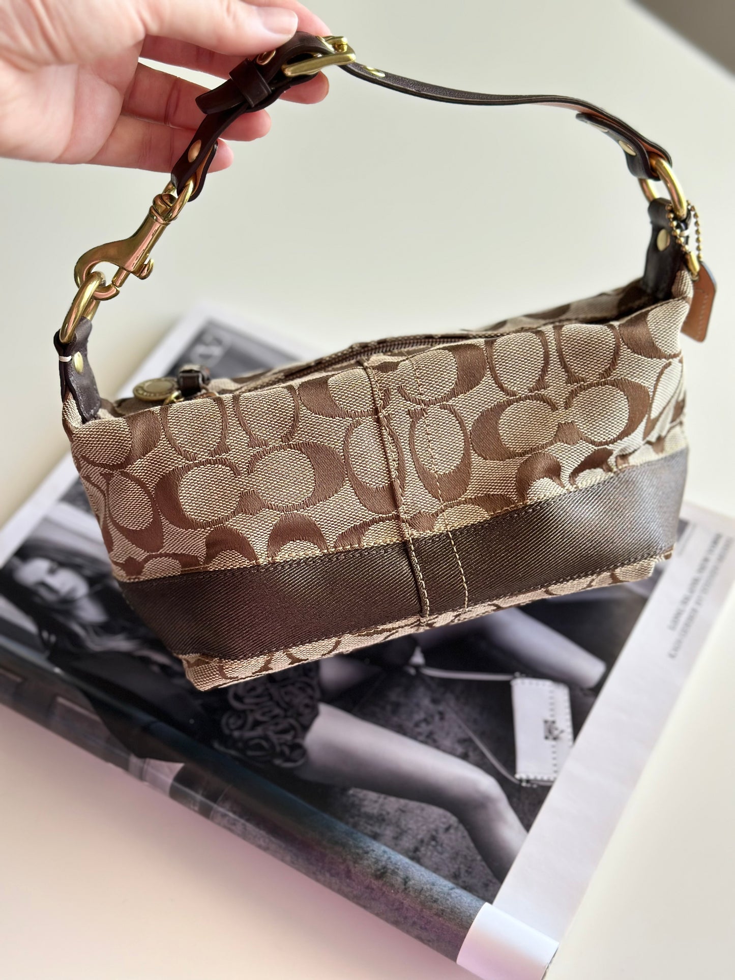 Authentic vintage monogram Coach bag