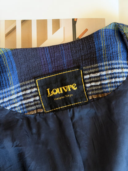 Rare Japanese vintage plaid blazer