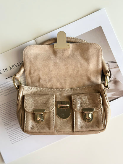 Chic mini leather bag from British designer Jasper Conran