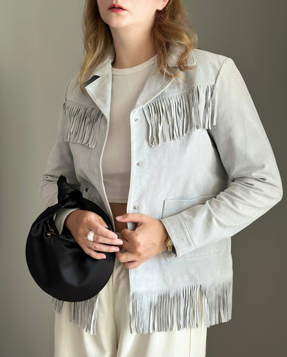 Limited Edition suede jacket with fringing by Reclaimed Vintage