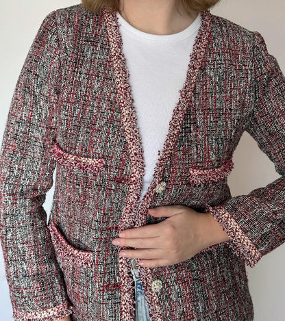 Beautiful vintage melange tweed jacket