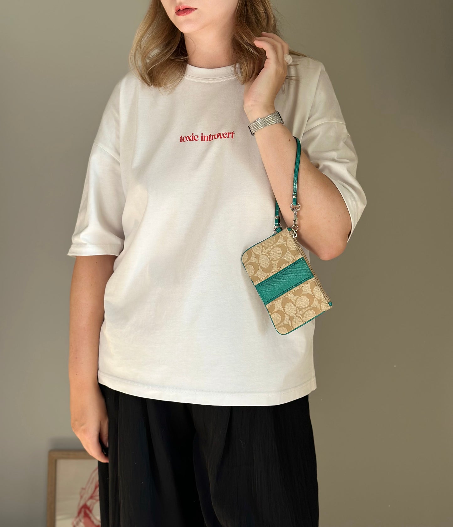 Iconic vintage Coach wristlet