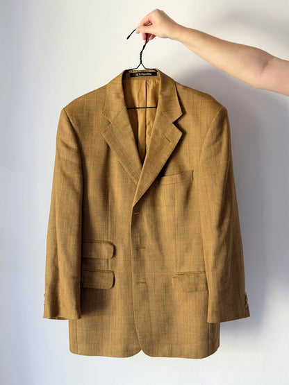 Vintage blazer DAKS in a rich mustard tone