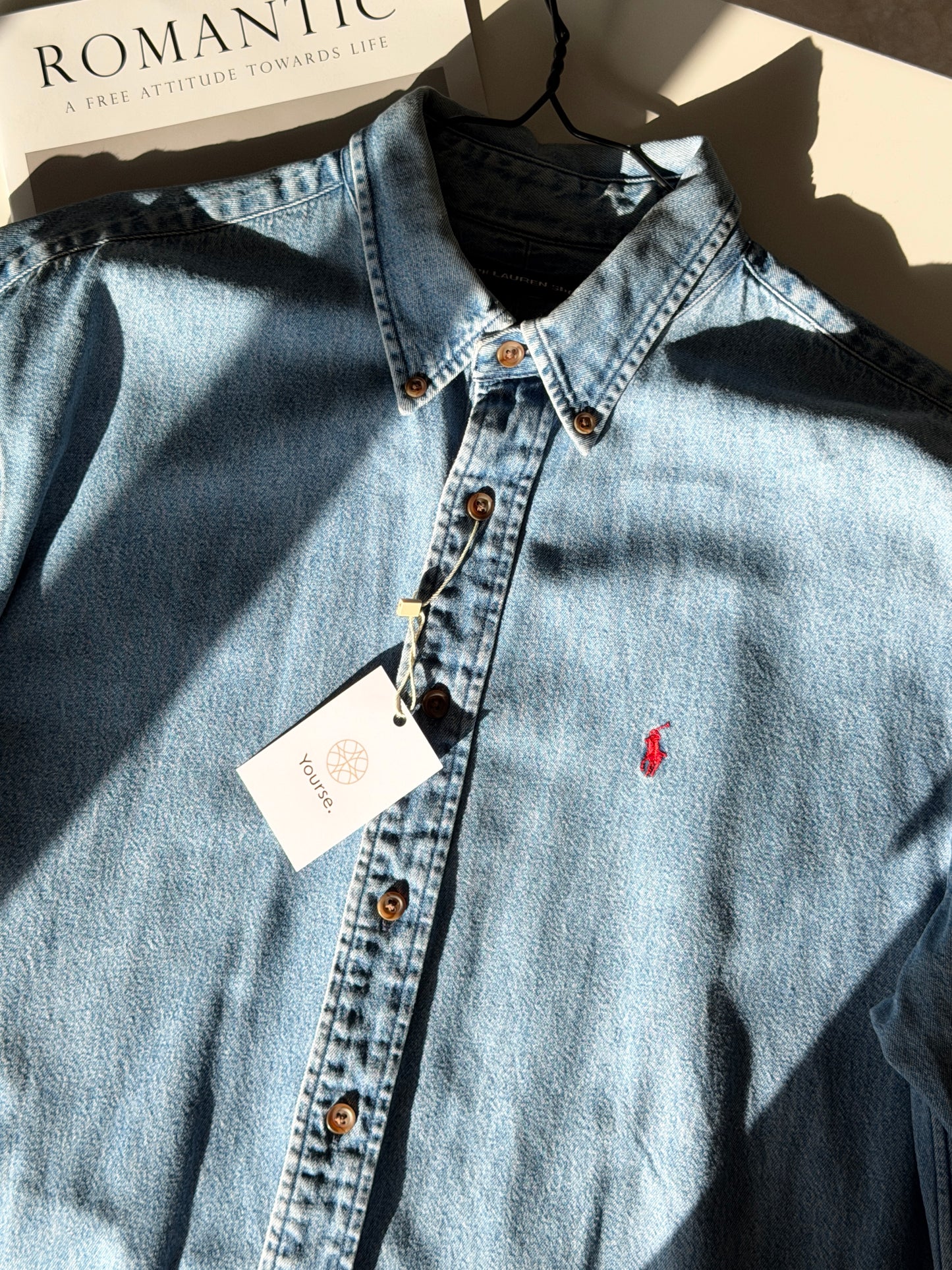 Classic vintage denim shirt by Polo Ralph Lauren