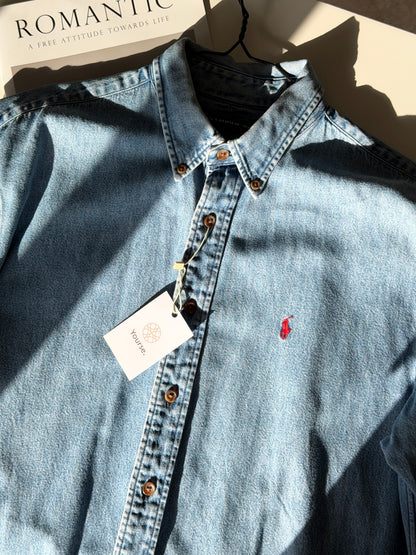 Classic vintage denim shirt by Polo Ralph Lauren