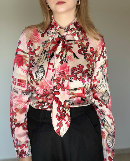 Rare vintage Escada silk blouse