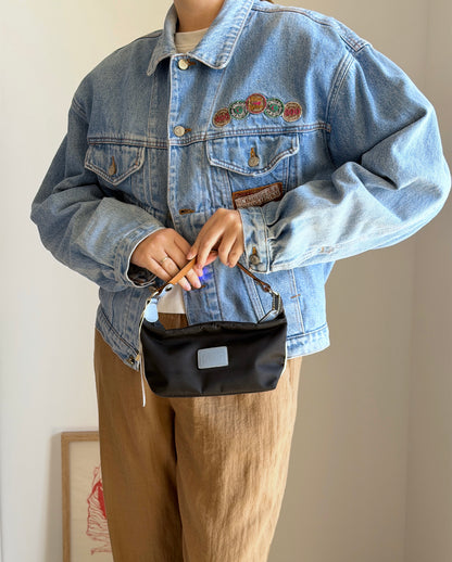 Vintage Coach nylon mini bag