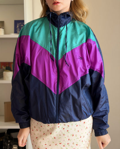 Vintage colour-block windbreaker Rombo