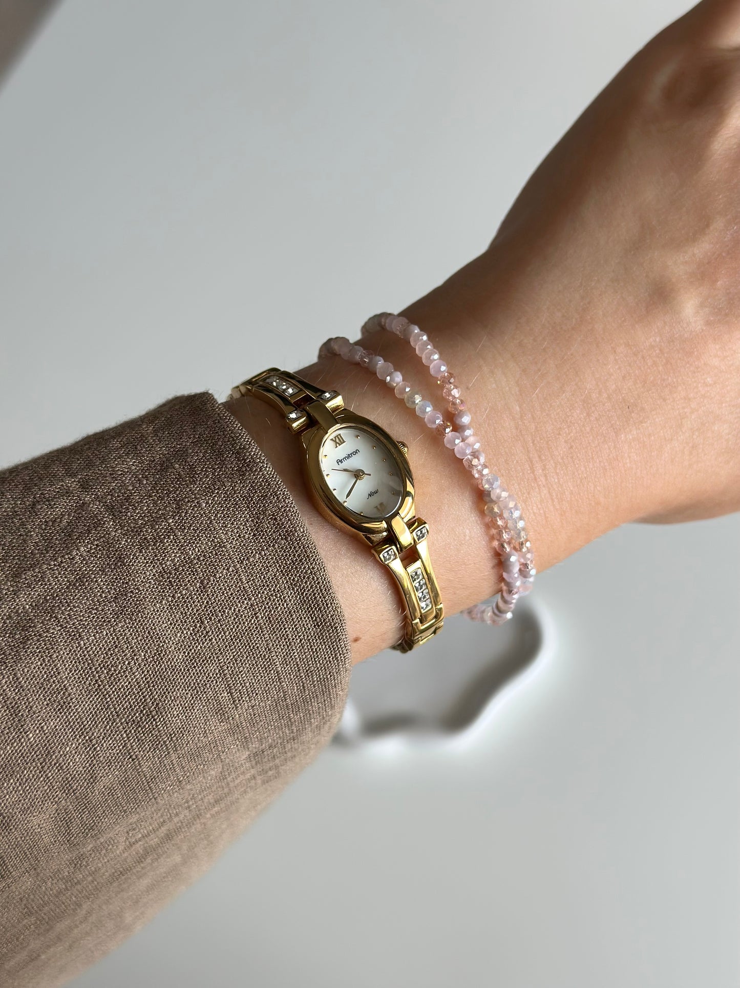 Vintage Armitron Now watch with crystals
