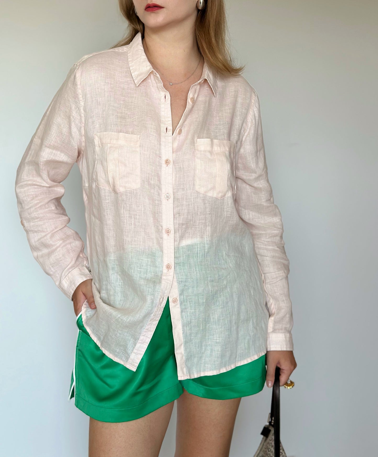 Stunning vintage shirt in airy linen