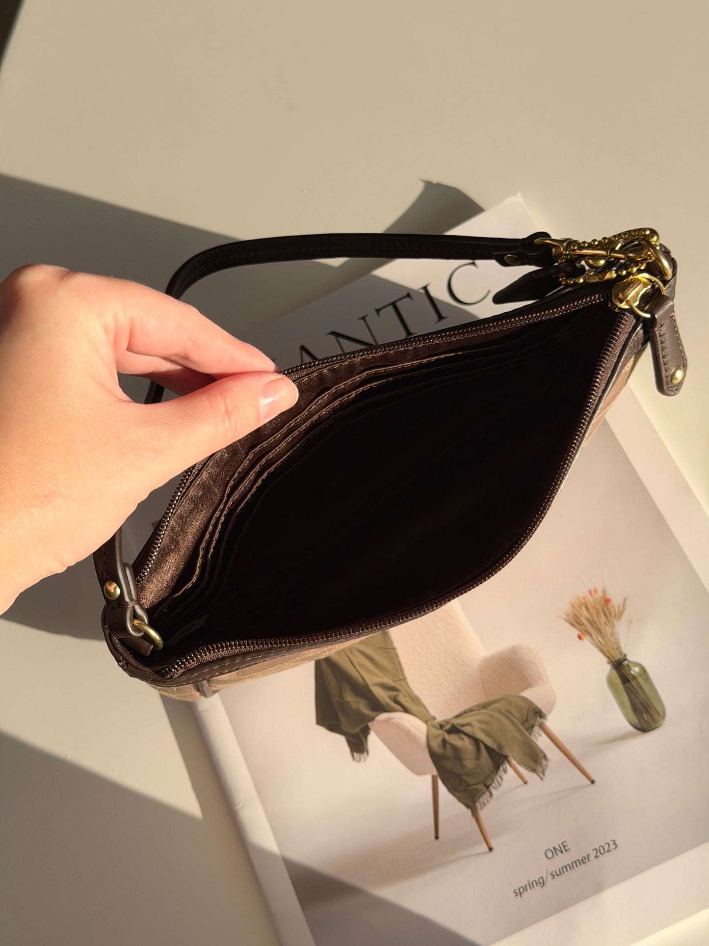 Stunning authentic vintage Coach mini bag