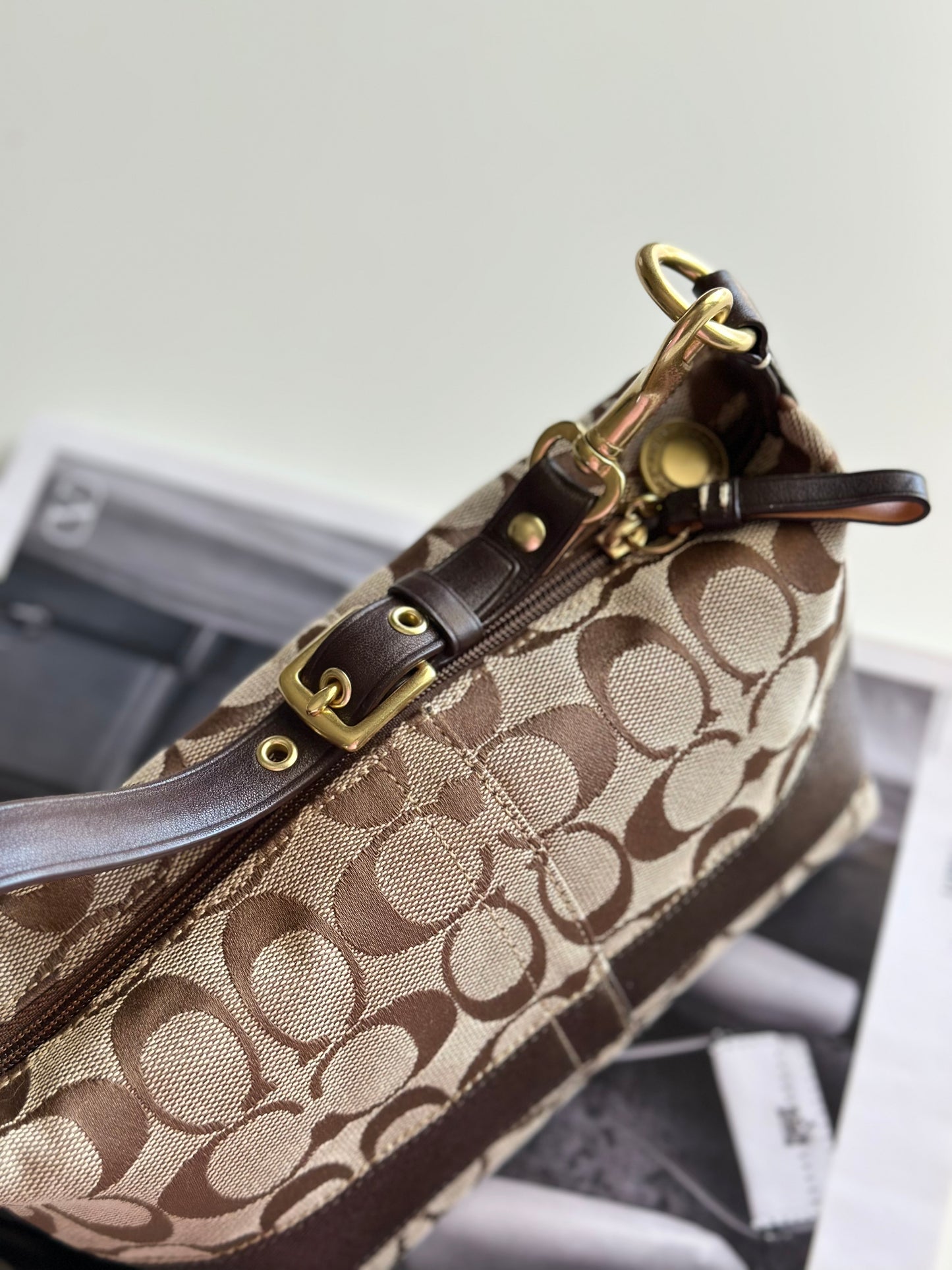 Authentic vintage monogram Coach bag