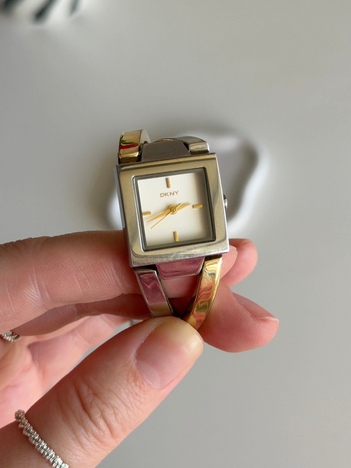 Simply beautiful DKNY watch with a two-tone design