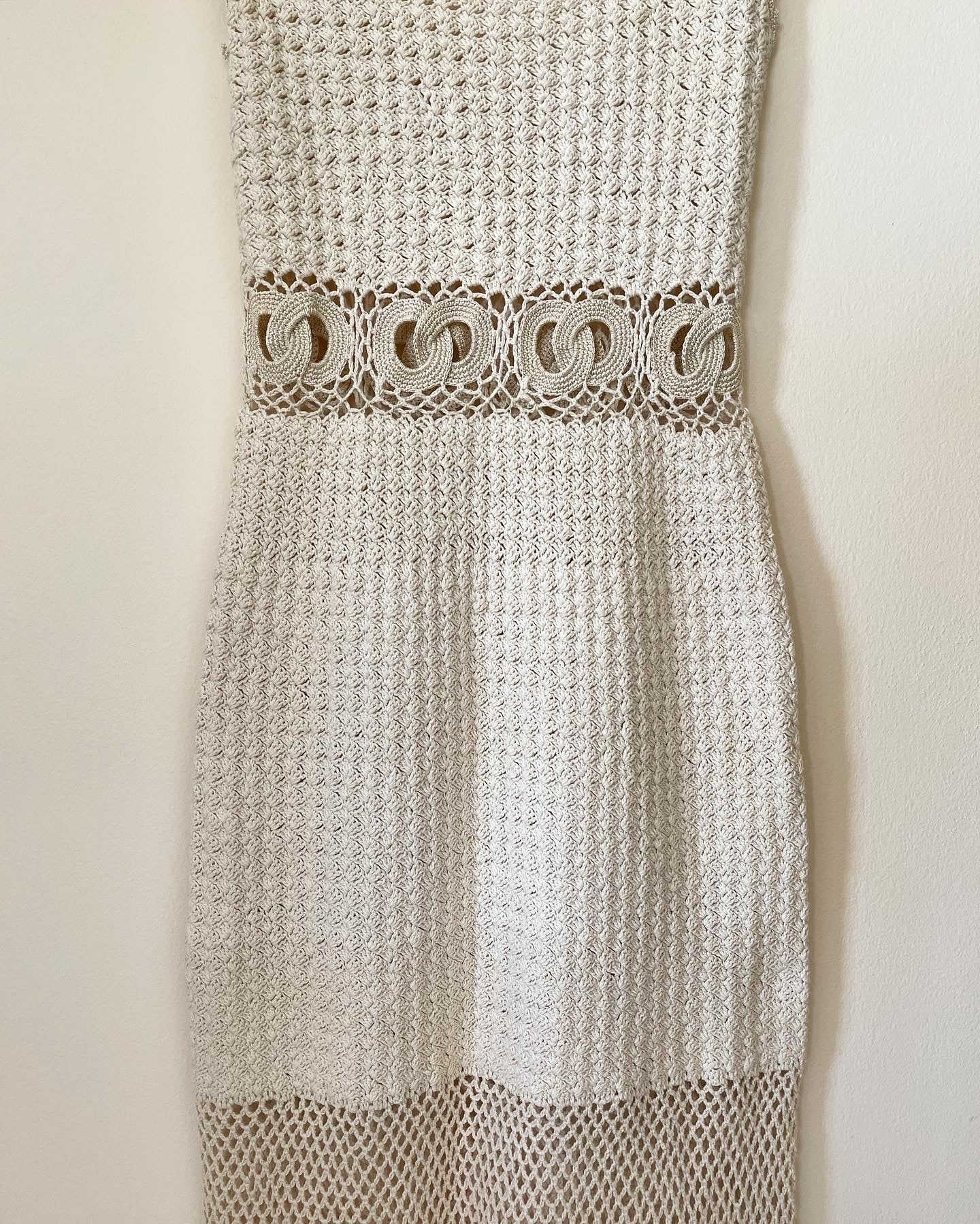 Lovely vintage handmade crochet sundress