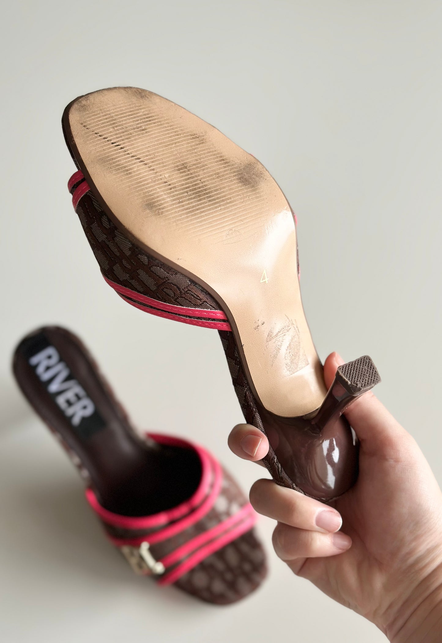 Striking River Island mules
