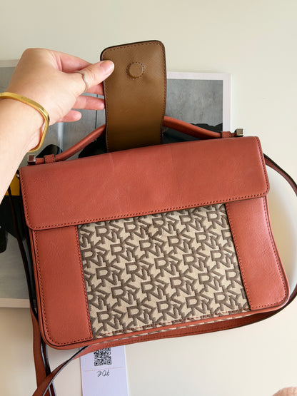 Vintage DKNY structured crossbody