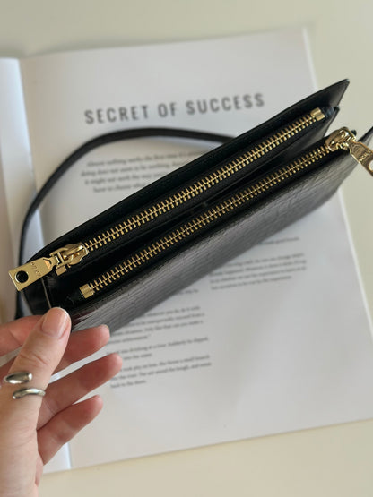 Chic DKNY leather clutch wallet