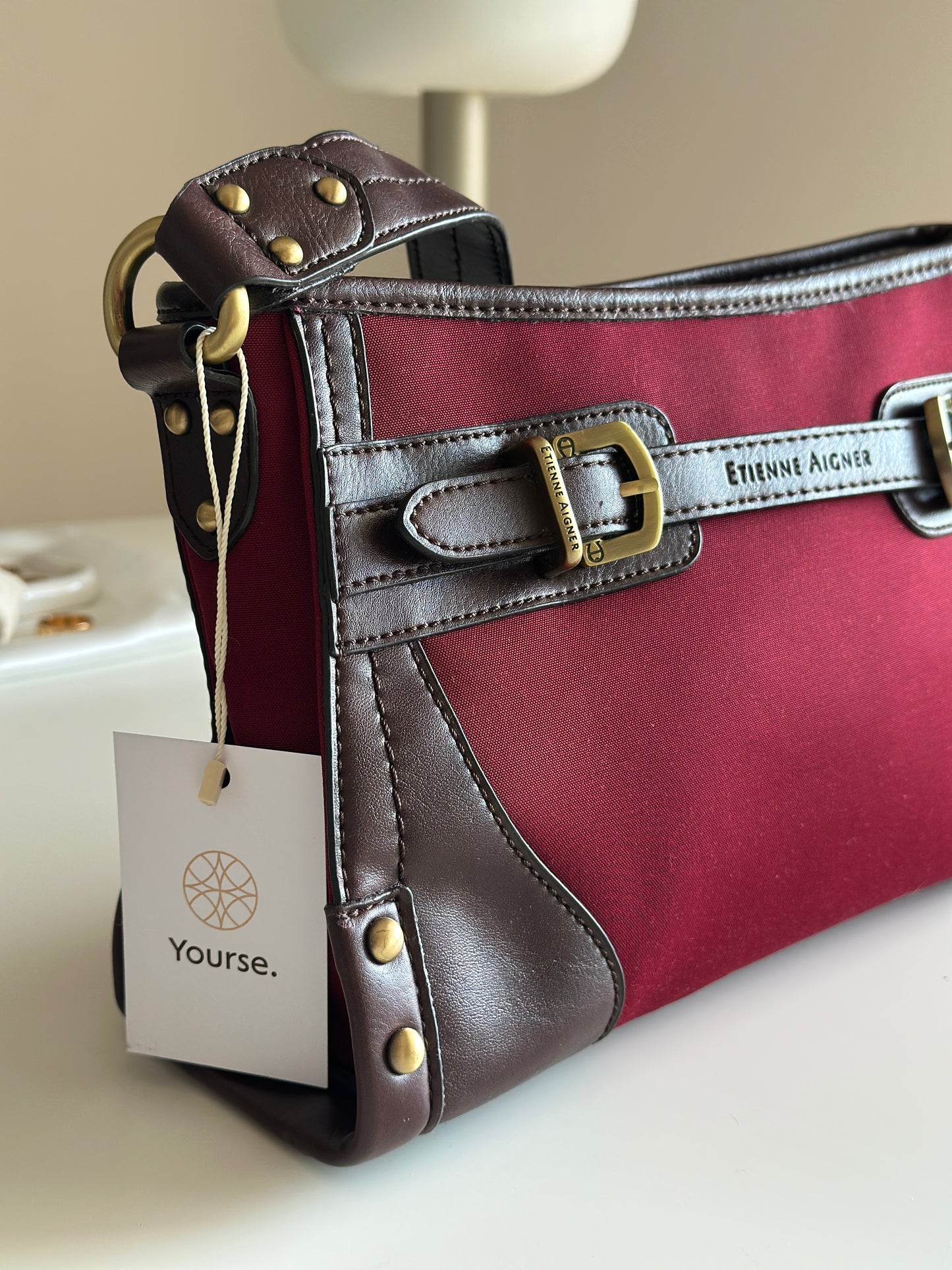 Amazing vintage Etienne Aigner shoulder bag