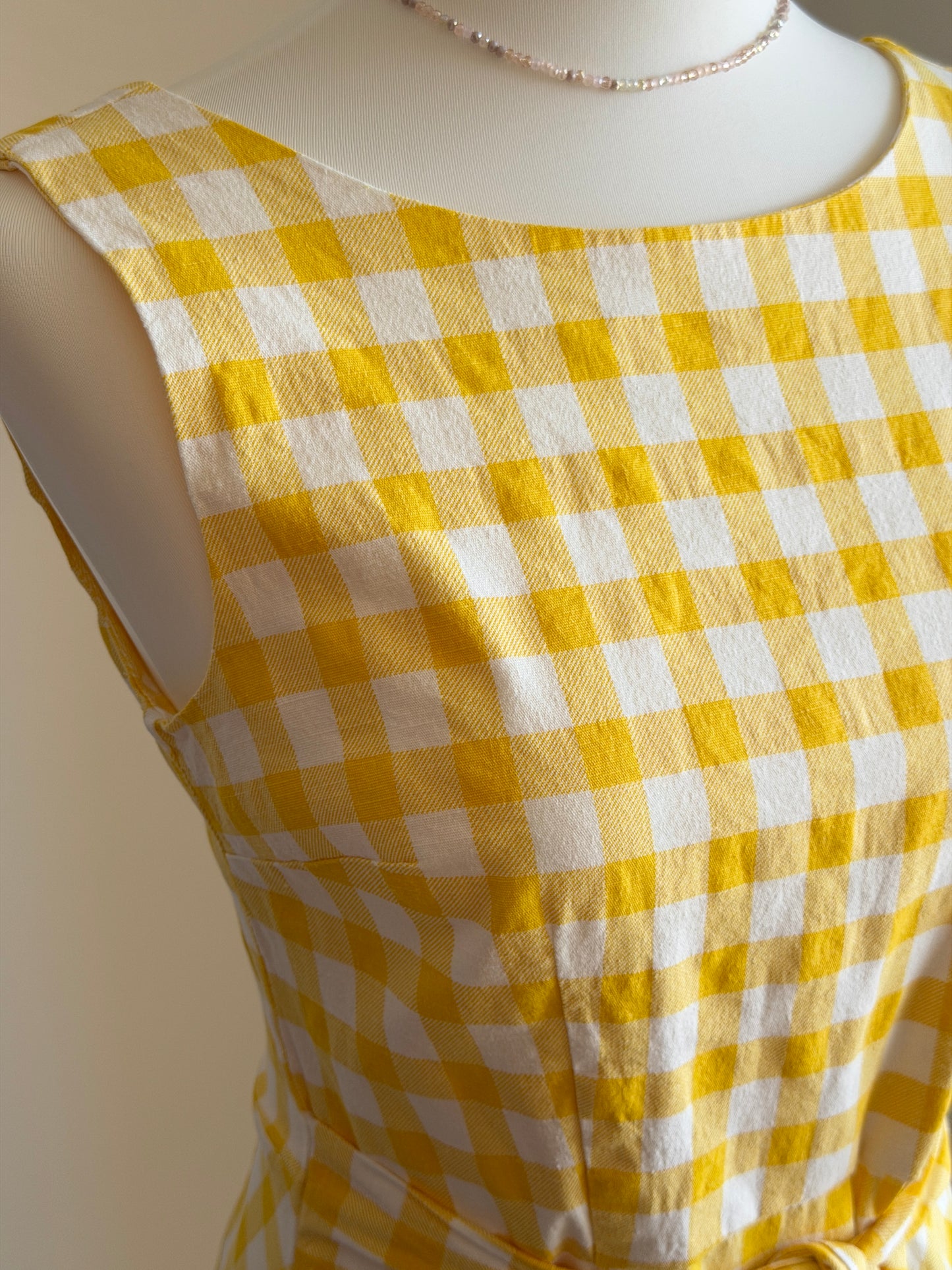 Vintage sleeveless cotton dress