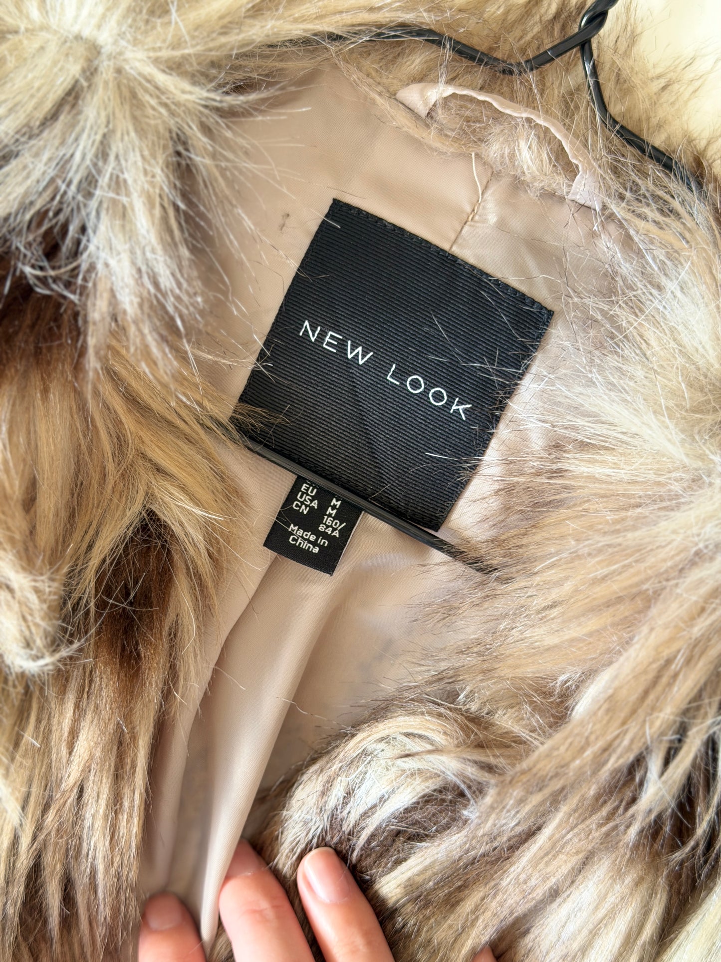 Stylish faux fur jacket