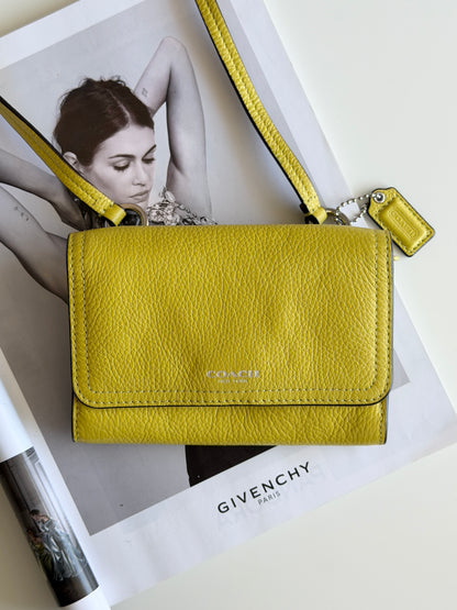 Coach crossbody leather wallet/mini bag