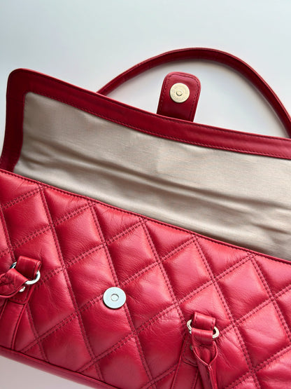 Vintage leather red bag DENTS