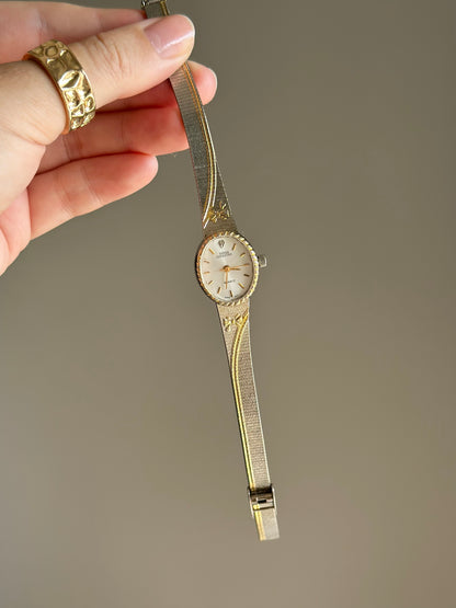 Charming vintage Sarah Coventry watch with a delicate design