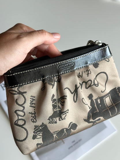 Vintage Coach wristlet