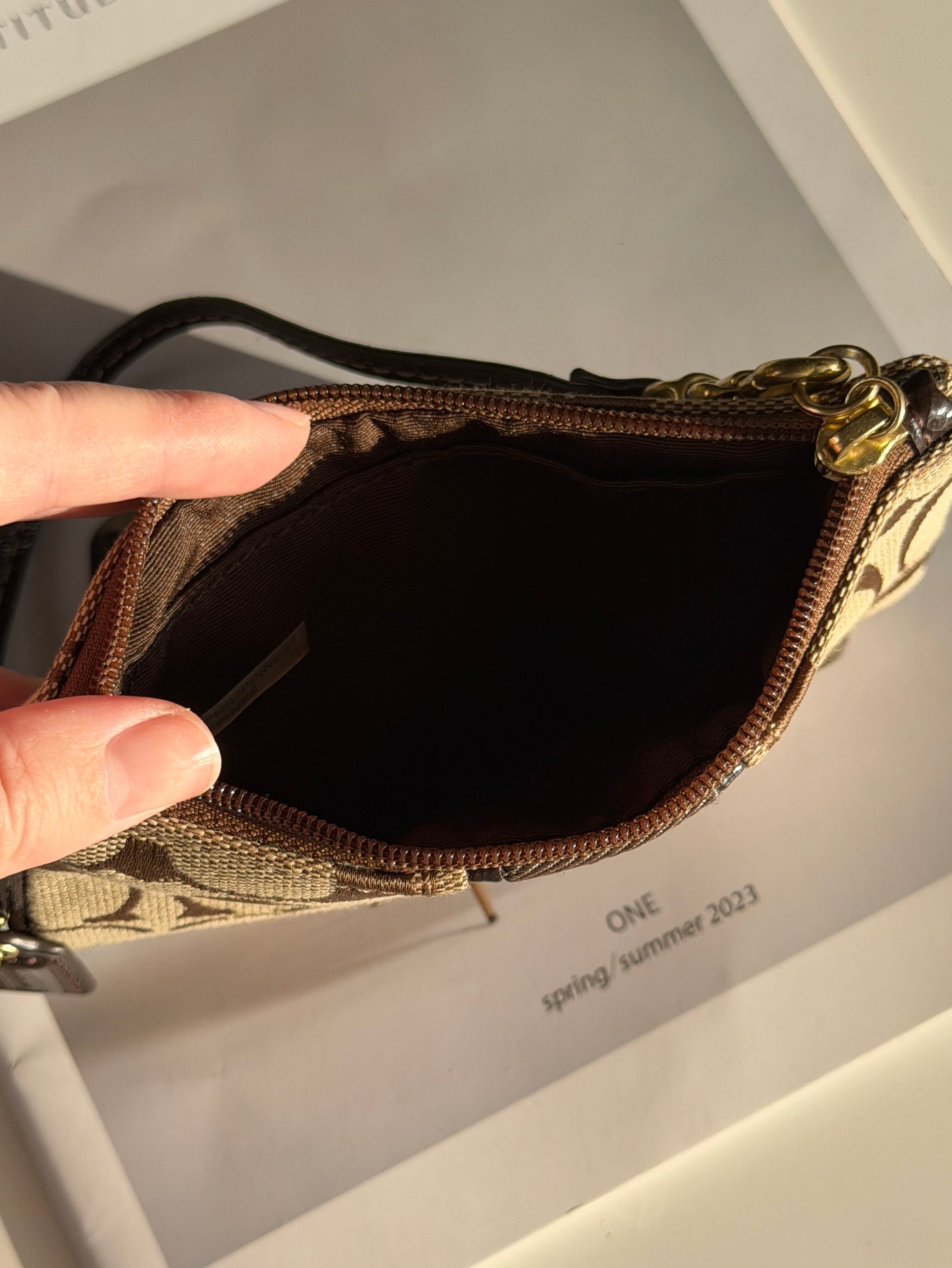 Vintage Coach wristlet/wallet