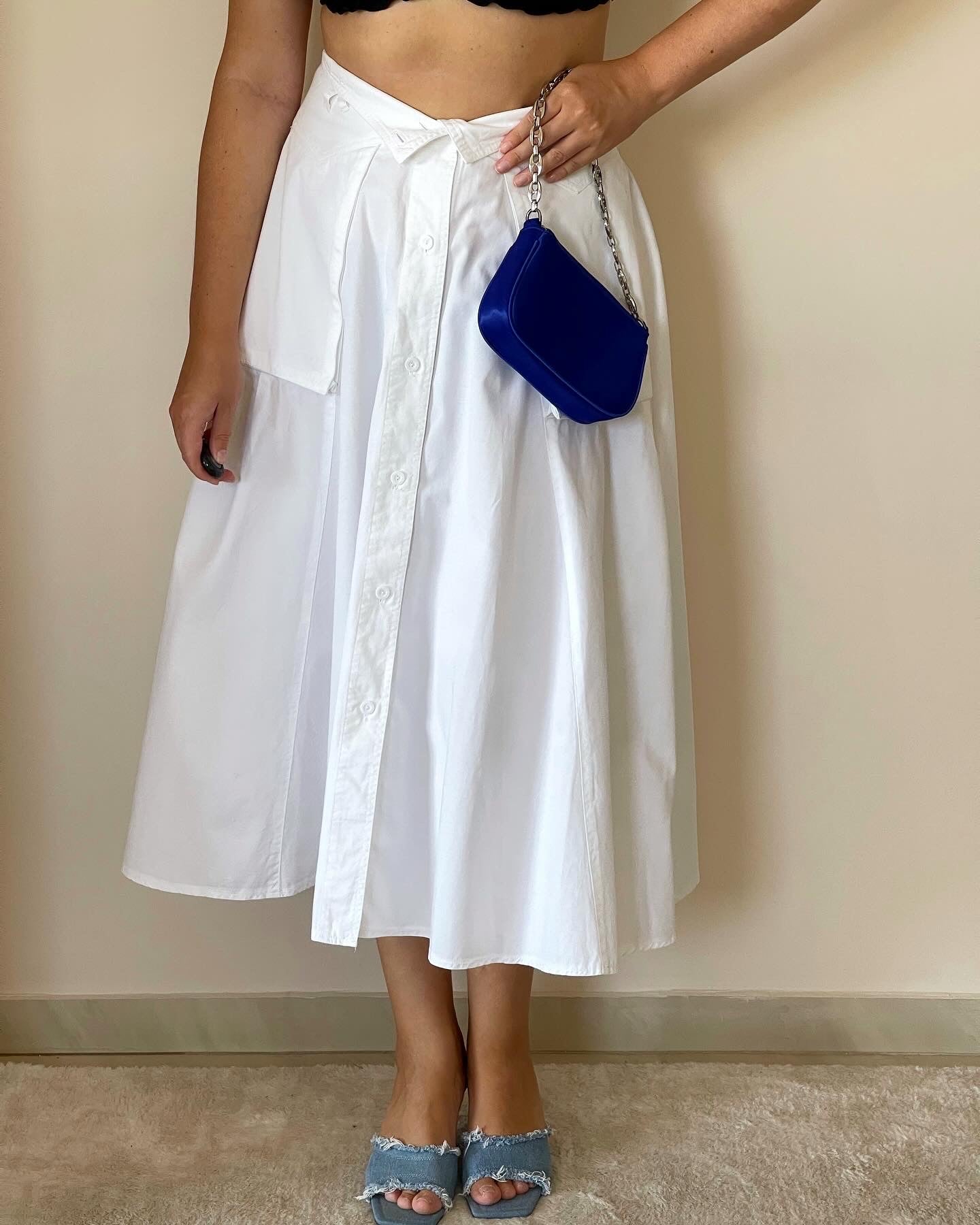 Vintage white midi skirt from Mexx