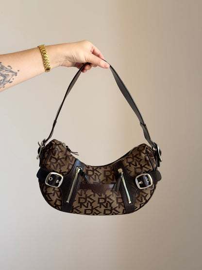Vintage DKNY brown shoulder bag