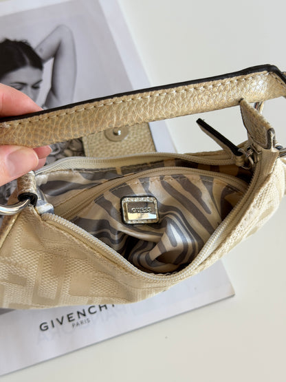 Vintage Guess mini cream bag