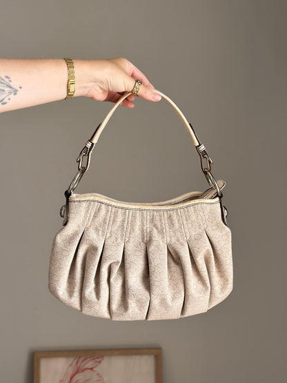 Classic late 90s/Y2K hobo beige bag by DKNY