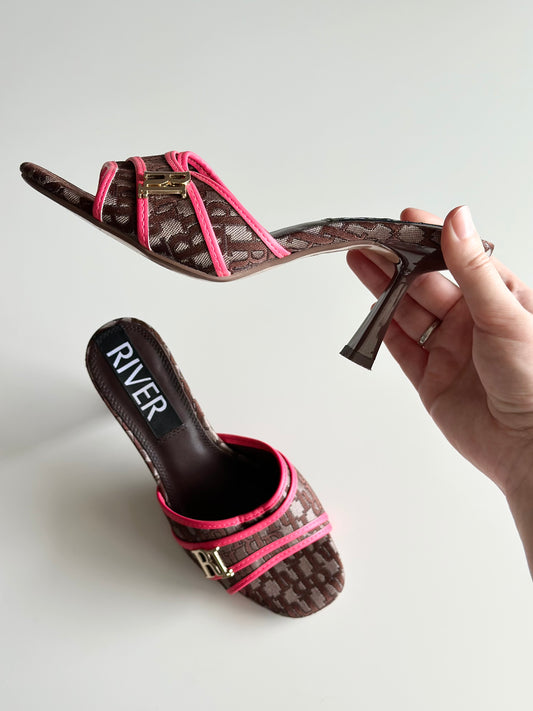 Striking River Island mules