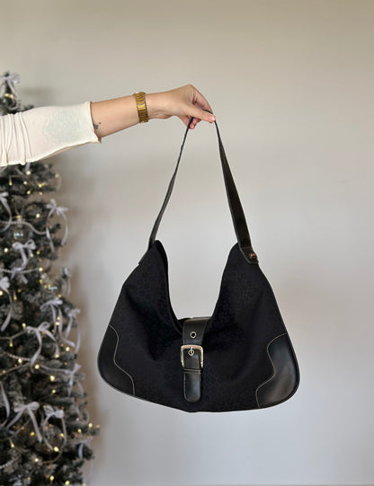 Vintage black big hobo bag Nine West (2000s)