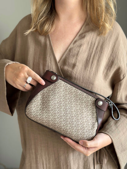 Vintage DKNY shoulder bag with a sleek, urban feel