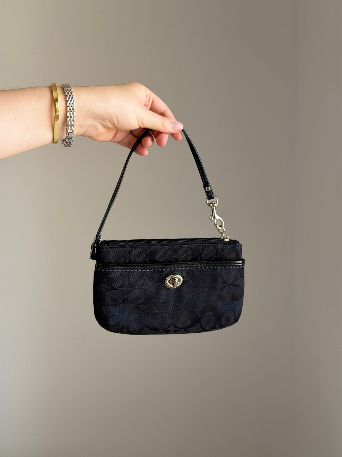 Amazing vintage Coach signature mini bag